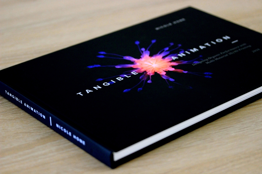Thesis book cover titled Tangible Animation.